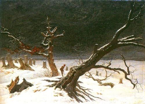 Winterlandschaft, Caspar David Friedrich